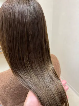 セミロング カラー 池田 雄太 ✨美髪縮毛矯正✨のヘアスタイル
