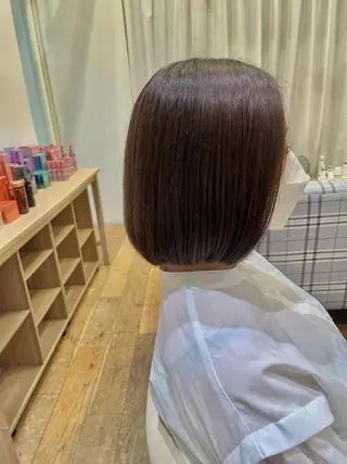 ショート 暖色カラー/似合わせ カット/名古屋/辻のヘアスタイル
