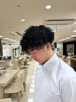 ショート パーマ メンズ 湘南/メンズパーマ/ 支持率No.1ユチカのヘアスタイル