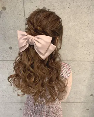 ロング ヘアアレンジ lien natsukiのヘアスタイル