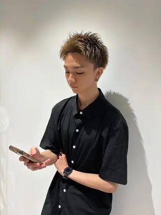 メンズ カットモデル メイのヘアスタイル
