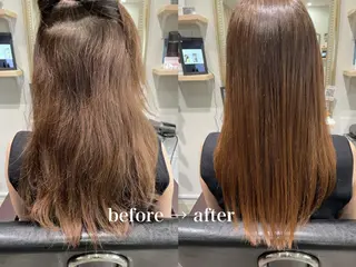 セミロング ayaka 髪質改善/レイヤーのヘアスタイル