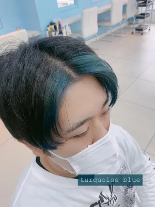 カラー メンズ ✂︎✂︎レディースの メンズカット屋さんのヘアスタイル