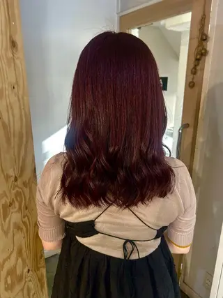 ミディアム カラー オオニシ オト☁️のヘアスタイル