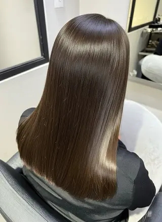 セミロング 髪質改善✖️ 艶髪の 仕立て人 ✨永山正太のヘアスタイル