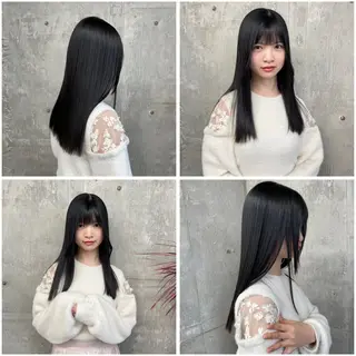 ロング 鈴木瑛里／ブロンド ベージュ／男女のヘアスタイル