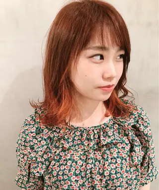 ミディアム カラー 大西 直人のヘアスタイル