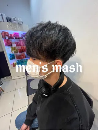 ショート メンズ 🥇メンズパーマ /縮毛矯正/木村神心のヘアスタイル