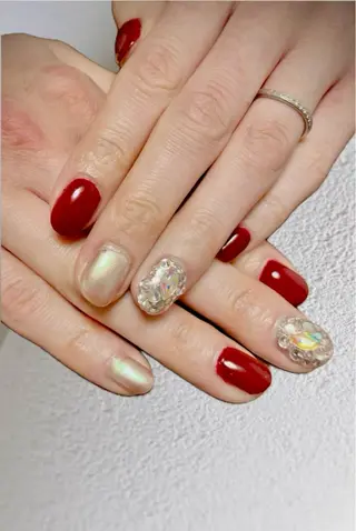 ミディアム 地爪育成・ケア専門店 Kreisのネイルデザイン