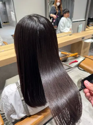 ロング カラー 須田 柚希のヘアスタイル