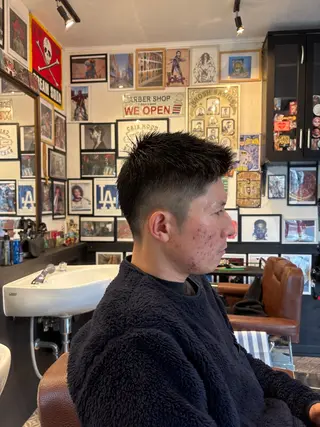 ショート メンズ CribHoodbarbershop所属・白井 昇太のヘアスタイル