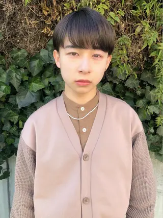 ショート メンズ🍃ナチュラル 韓国風ヘアRENのヘアスタイル