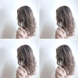 セミロング カラー AI 高田馬場店のヘアスタイル