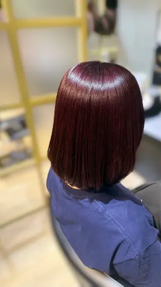 ショート カラー Overlay 自由が丘所属・縮毛矯正/自由が丘 あやな🪄🫧のヘアスタイル