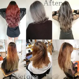 ロング カラー パーマ ヘアアレンジ メンズ キッズ 成瀬 弘光のヘアスタイル