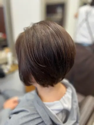 ショート カラー パーマ ヘアアレンジ Crescere所属・小島 凜のヘアスタイル