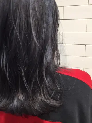 ミディアム カラー トップスタイリスト 👑田添幹宜のヘアスタイル