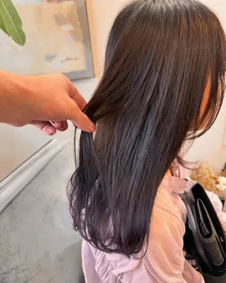 セミロング 加藤 優眞のヘアスタイル