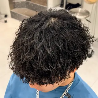 パーマ メンズ メンズ専門/パーマ 特化/栄/北出瑞貴のヘアスタイル