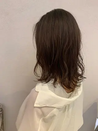 ミディアム カラー 髪質改善ストレート/ 東徳嶺 みくのヘアスタイル
