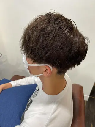 カラー パーマ メンズ 齋藤 拓麻のヘアスタイル