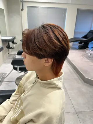 ミディアム パーマ メンズ 🐦‍🔥フェザーパ ーマ🐦‍🔥きるやのヘアスタイル