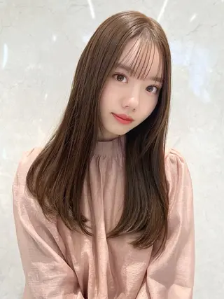 ロング カラー 透明感カラーと映画 美容師/yujiのヘアスタイル