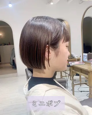 ショート 縮毛矯正/ショート/ レイヤー/畑中正敏のヘアスタイル