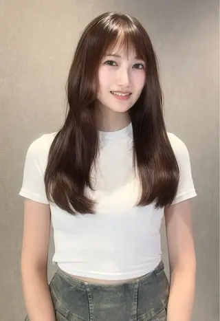 セミロング 村井 隆仁のヘアスタイル