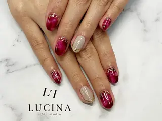 ネイル 新橋 ルキナ スタッフのネイルデザイン