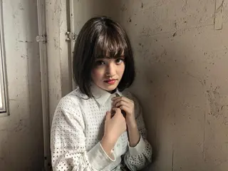 ミディアム カラー パーマ アンブレラカラー💫 フェイスフレーミングのヘアスタイル