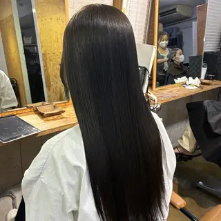 ロング カラー ふかたさや🫧 艶感✖️透明感カラーのヘアスタイル