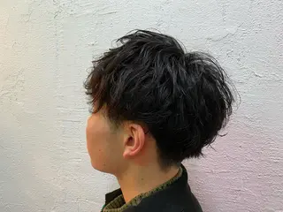 ショート パーマ メンズ 美髪改善・ブリーチ tadasuke⭐️のヘアスタイル