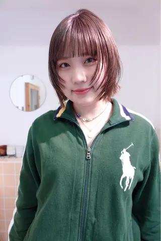 ショート カラー sakura🌸 レイヤー/韓国ヘアのヘアスタイル