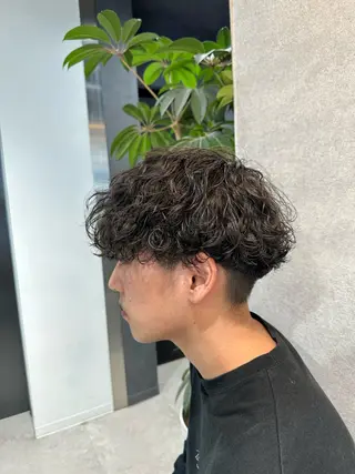 ショート パーマ メンズ 【メンズ特化】 サエキカズマのヘアスタイル