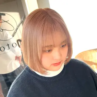 ショート カラー ボブ/韓国ボブ/ブリ ーチ/鈴木康平のヘアスタイル