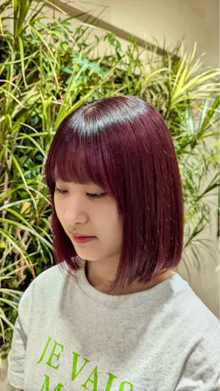 カラー レイヤーカット/艶髪 /髪質改善/のマツエク・マツパデザイン
