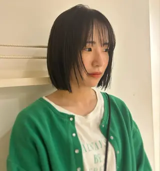 ショート キクチ ホナミのヘアスタイル