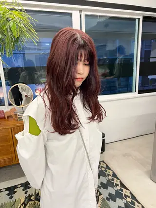 セミロング カラー 樫原裕二 /柔らかいカラーのヘアスタイル