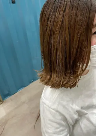 ミディアム カラー 木村 拓美のヘアスタイル