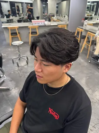 パーマ メンズ fifth 丸山太誠のヘアスタイル