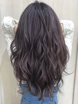ロング カラー ルシードスタイル REVEのヘアスタイル