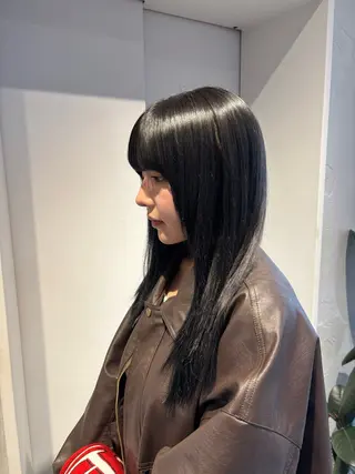 ロング カラー りあの🎀 /暖色カラー🍒のヘアスタイル