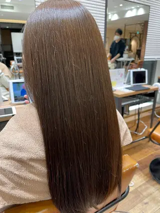 ロング カラー パーマ レイヤー/艶カラー 韓国/石戸谷海斗のヘアスタイル