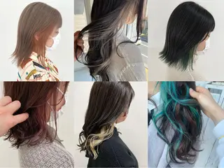 セミロング カラー ヘアアレンジ monolith所属・石山涼太 【monolith】のヘアスタイル