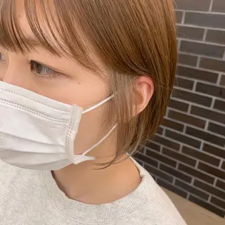 カラー 美髪縮毛矯正🫧 艶カラー/スズカのヘアスタイル