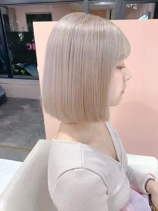 ミディアム カラー Chérie所属・Chérie 渋谷/カラーサロンのヘアスタイル