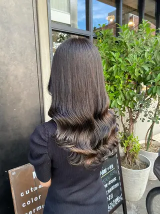 ロング カラー 【縮毛矯正特化】 kyokaのヘアスタイル