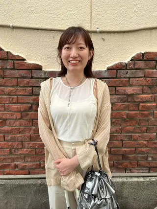 ミディアム カラー メンズハイトーン/栄 /イトウタケルのヘアスタイル