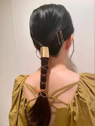 ロング T Ayaのヘアスタイル